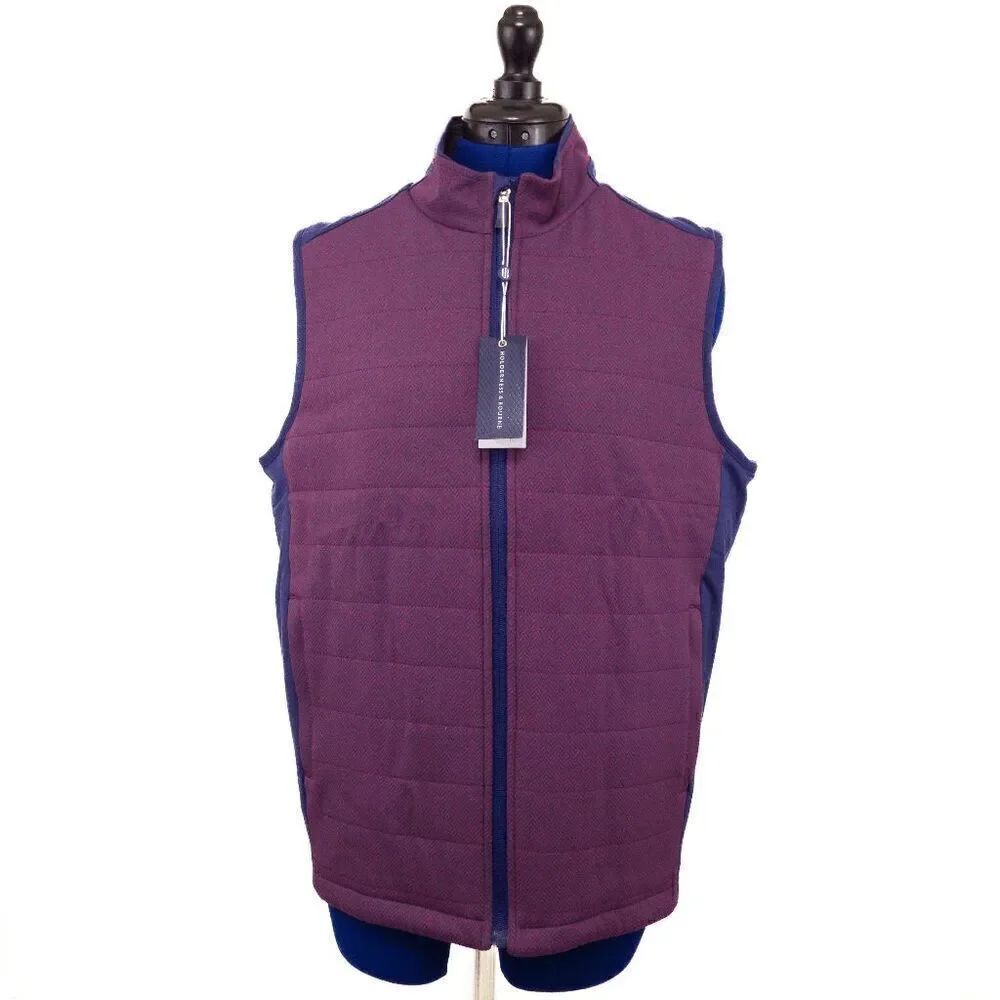 Holderness & Bourne Perry Vest Medium NWT Claret/Maroon